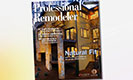 Professional Remodeler Magazine Cover with Clopay Avante Garage Doors 