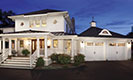 Coachman Collection Garage Doors with White Home 