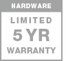 5YRhardware 5 year hardware warranty
